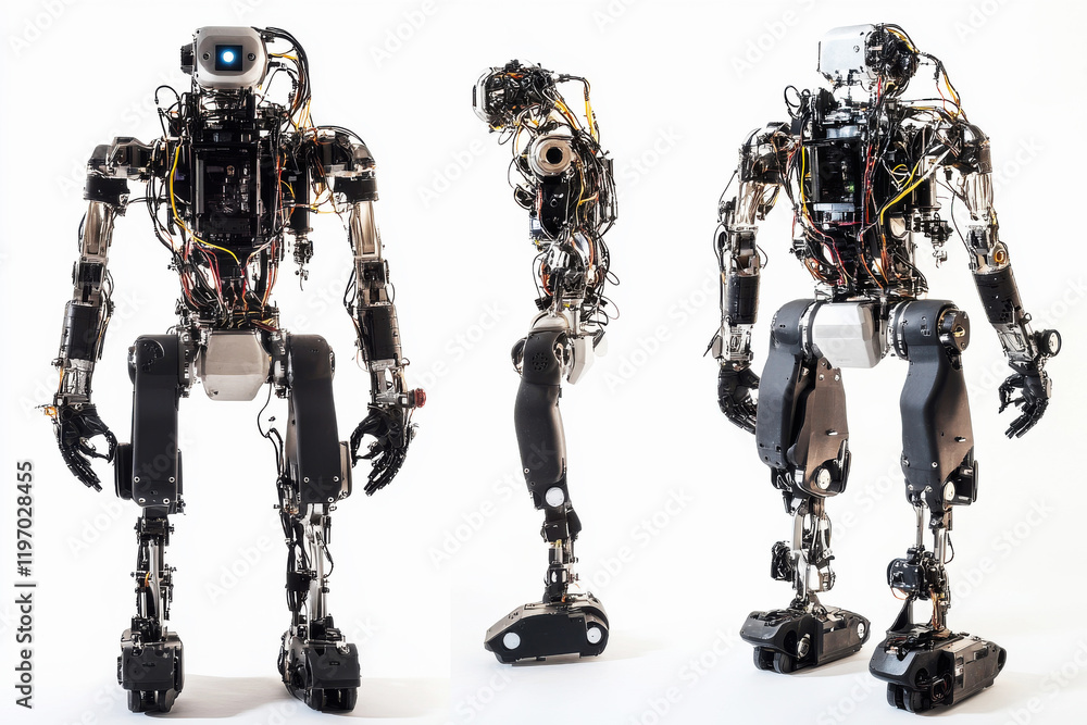 Industrial Bipedal Robot with Rugged Design Industrial Bipedal Robot with Rugged Design