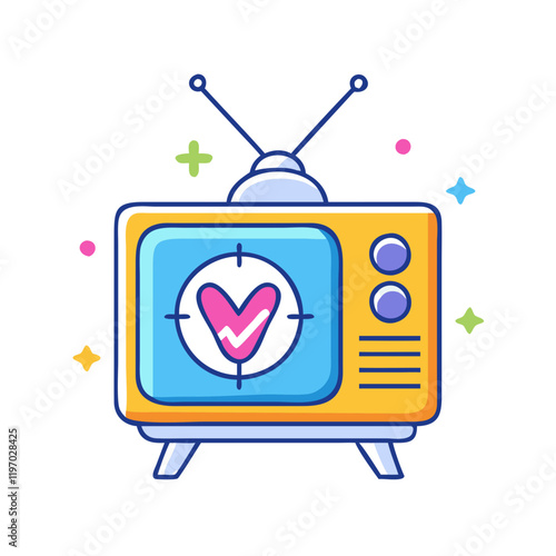tv show logo vector icon, tv show logo vector illustration -simple illustration of tv show logo, perfect for tv show logo logos and icons and themed design 
