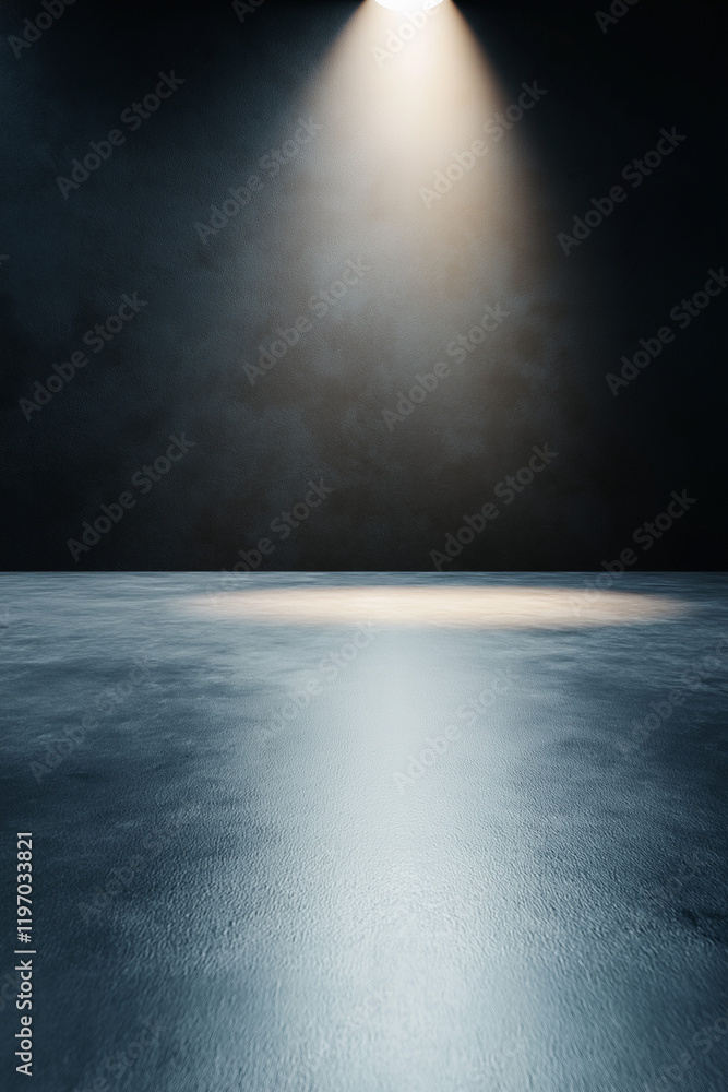 Dramatisches Lichtspiel auf einem leeren, modernen Raum
Dramatisches Lichtspiel auf einem leeren, modernen Raum