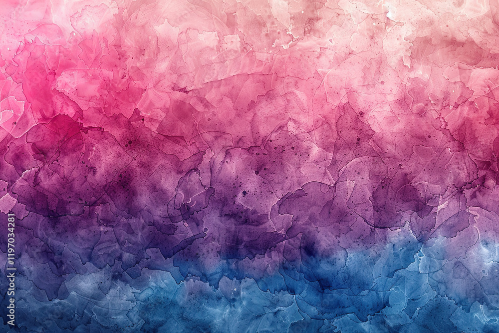 Fototapeta premium Soft gradient transitions blend hues of pink, purple, and blue, creating a calming yet vibrant background perfect for artistic projects or digital design, suitable for various applications.