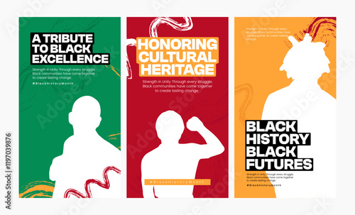 Black History Month Instagram stories collection template