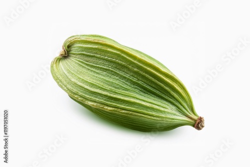 Wallpaper Mural Elettaria cardamomum, commonly known as green cardamom or true cardamom seeds isolated on white background with clipping path and full depth of field Torontodigital.ca