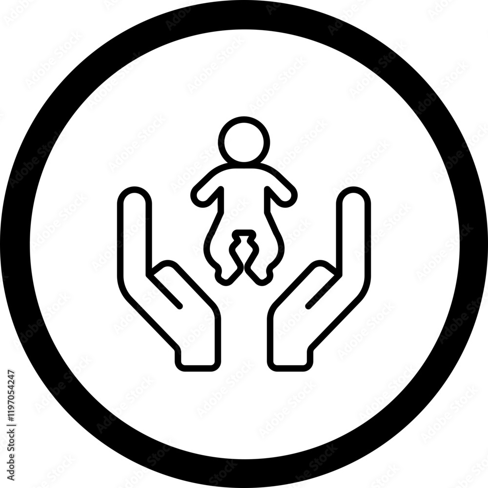 Adoption Vector Icon Design