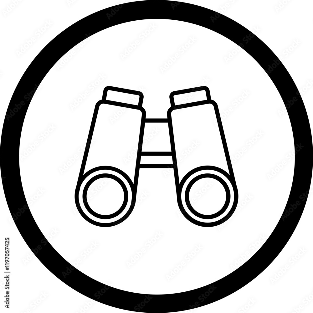 custom made wallpaper toronto digitalBinoculars Vector Icon Design