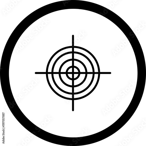 Radar Vector Icon Design