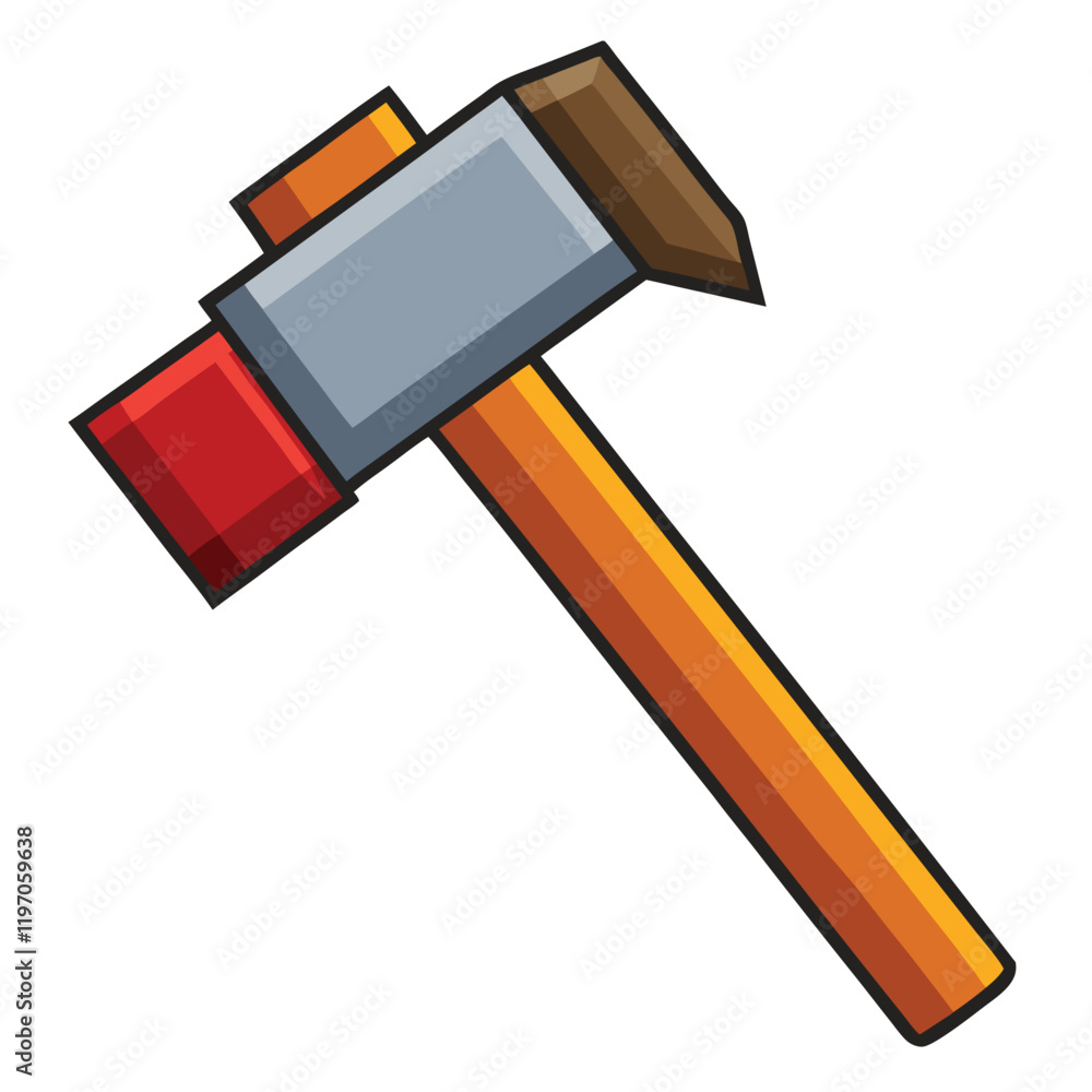 hammer isolated on white background hammer isolated on white background