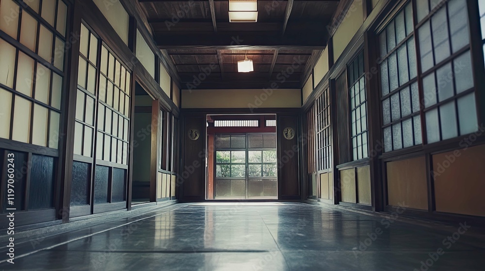 Abandoned Japanese College Interior Abandoned Japanese College Interior