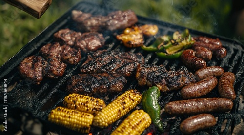 frog on a barbecue photo