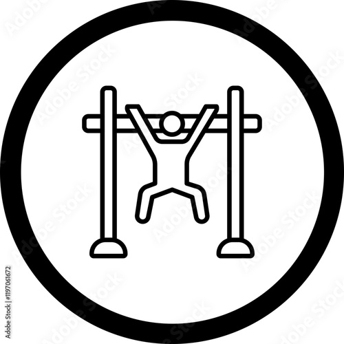 Pull Ups Vector Icon Design