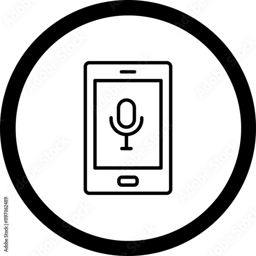 Microphone Vector Icon Design