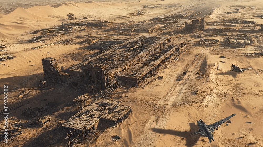 Fototapeta premium Abandoned military base 