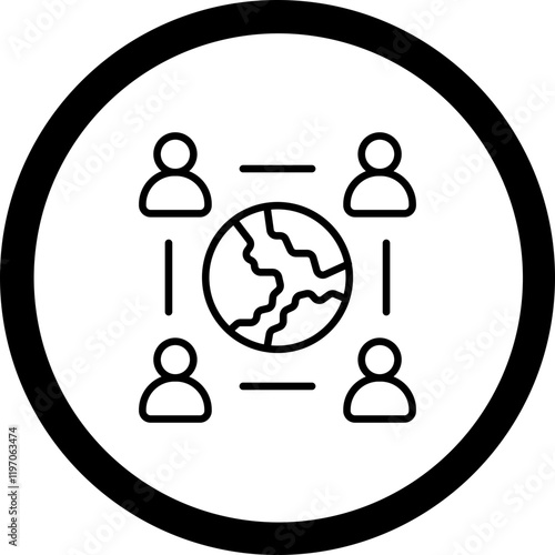 Cultural Diversity Vector Icon Design