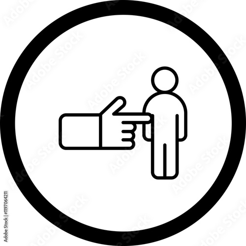 Passive Candidate Vector Icon Design