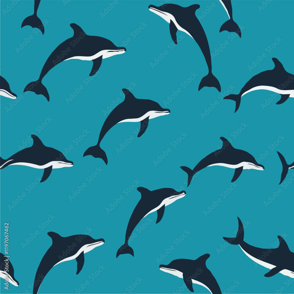 Obraz premium Dolphin Dance Patterns