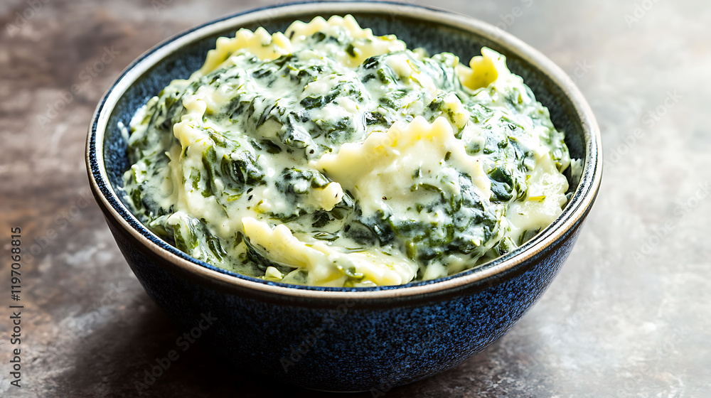 A bowl of creamy spinach and ricotta ravioli A bowl of creamy spinach and ricotta ravioli