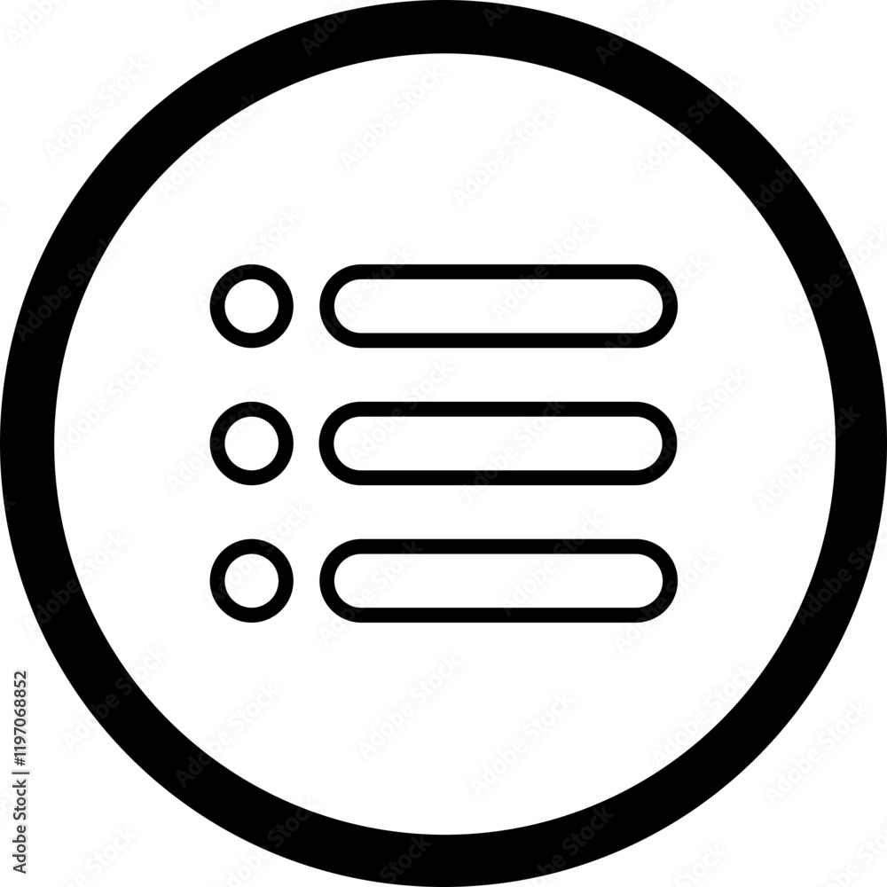 Menu Navigation Vector Icon Design Menu Navigation Vector Icon Design