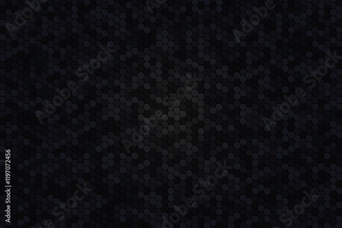 Abstract modern background hexagons texture on a dark background, vector honeycomb template backdrop banner.