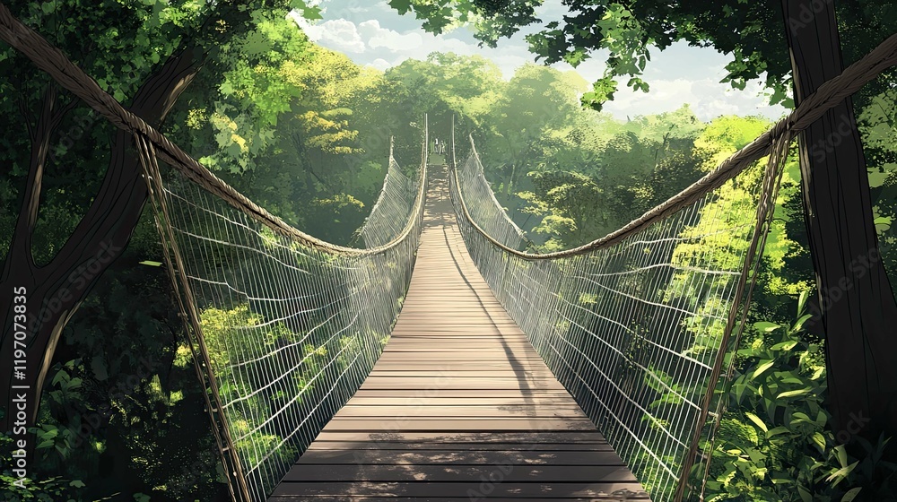 Obraz premium Forest Canopy Walk