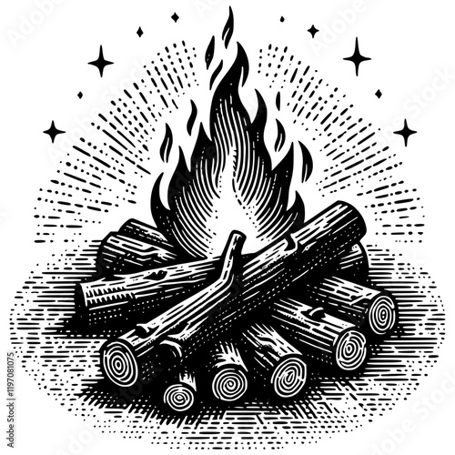 Campfire Drawing