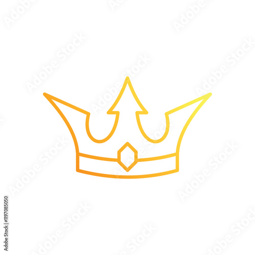 Crown vector icon