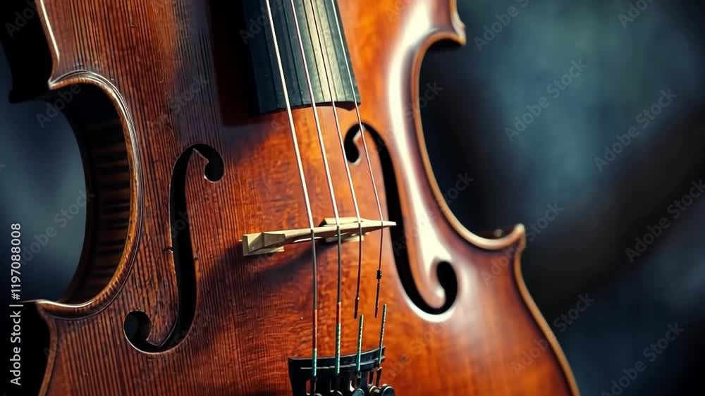 This close-up video highlights the intricate details of a violin. Its warm tones and fine craftsmanship evoke the artistry of music. Perfect for inspiring creativity. Generative AI This close-up video highlights the intricate details of a violin. Its warm tones and fine craftsmanship evoke the artistry of music. Perfect for inspiring creativity. Generative AI