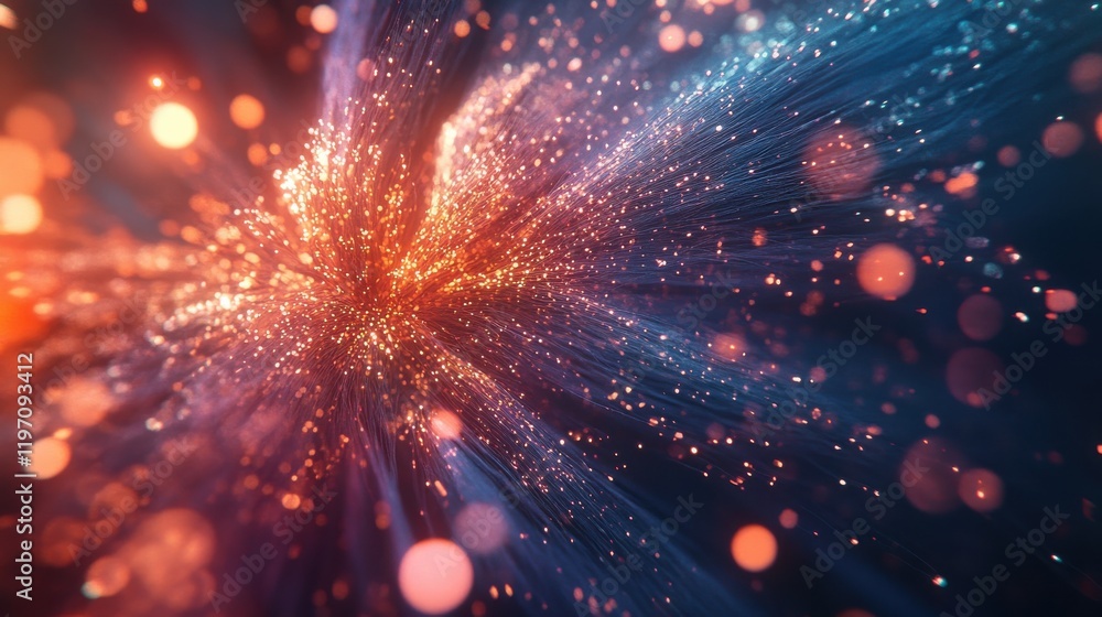 Fireworks with a focus on intricate details and vibrant tones, emphasizing depth and contrast Fireworks with a focus on intricate details and vibrant tones, emphasizing depth and contrast