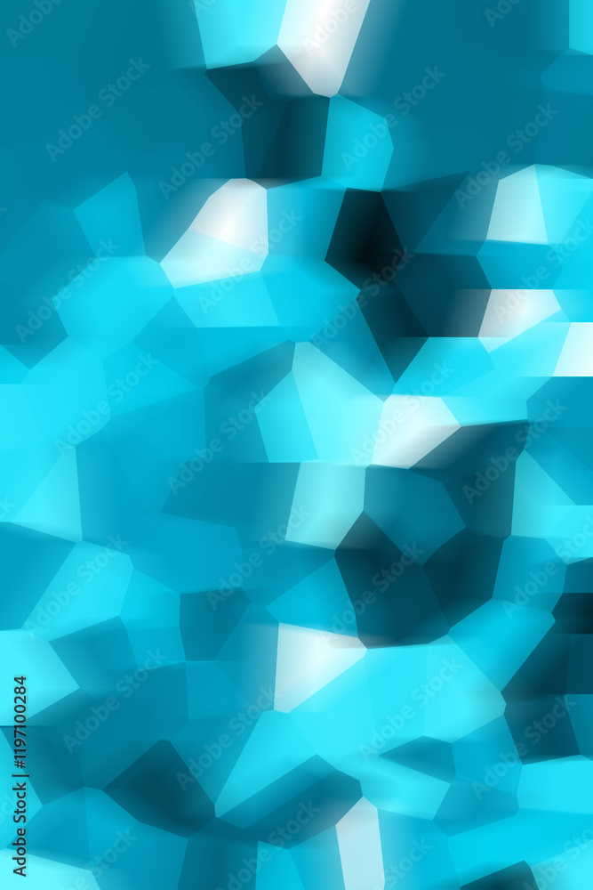 Obraz premium blue abstract mosaic background / spring business background, design lines broken wallpaper, blue gradient light