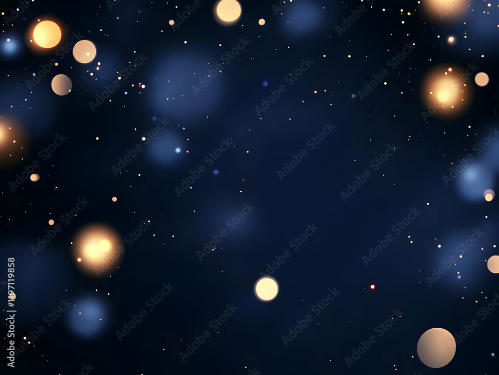 Abstract Dark Blue Background with Glowing Lights Abstract Dark Blue Background with Glowing Lights
