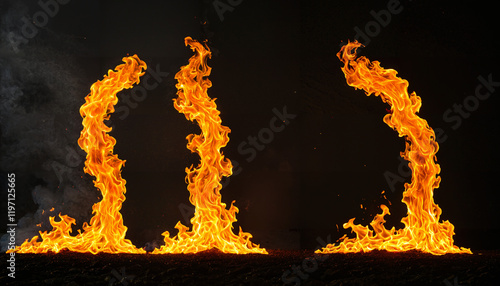 Danse des Flammes Vertigineuses photo