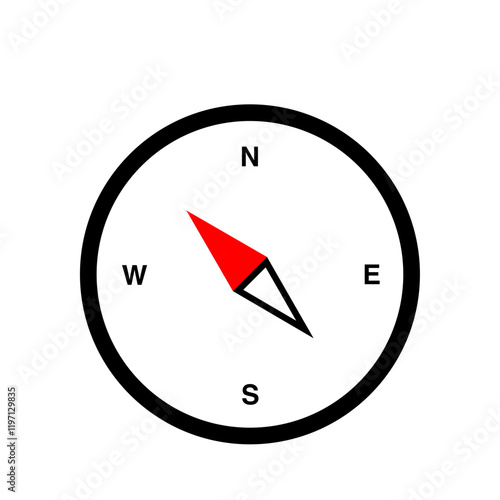 Free Download compass icon or compass symbol isolated on transparent background - GFXLoad