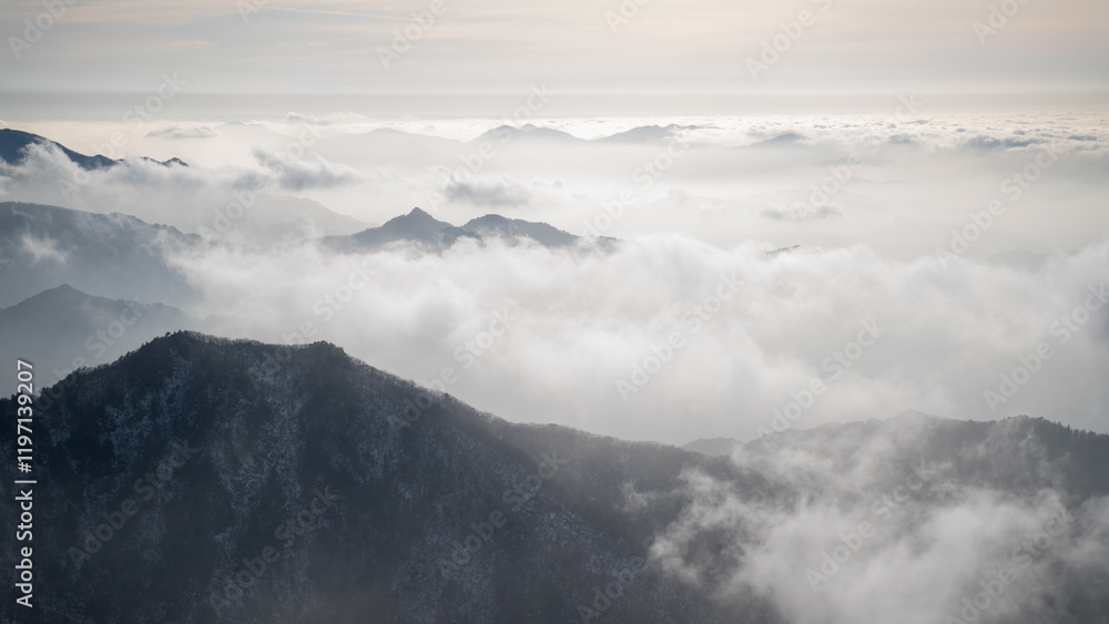 Endless Mountains Shrouded in Clouds Endless Mountains Shrouded in Clouds