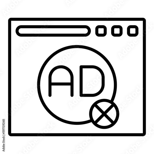 Ad blocker Icon