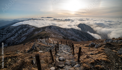 Deogyusan's Majestic View at Sunrise photo