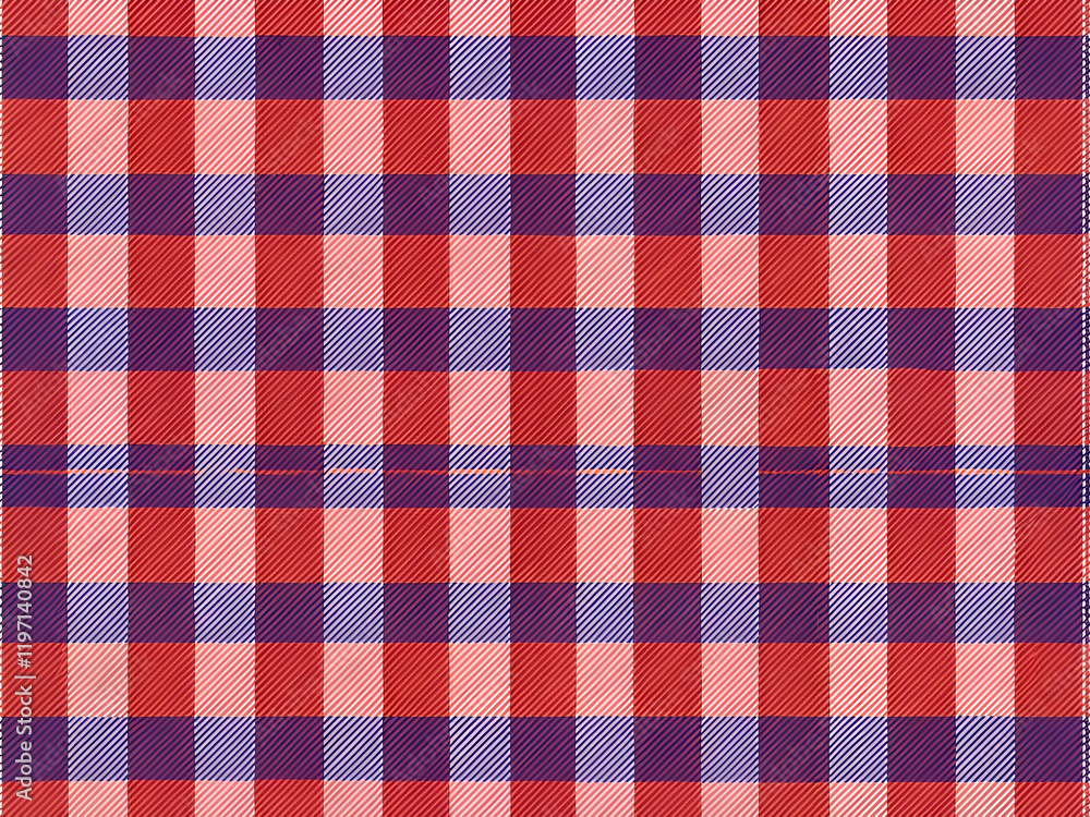 Red and purple plaid pattern background. Red and purple plaid pattern background.