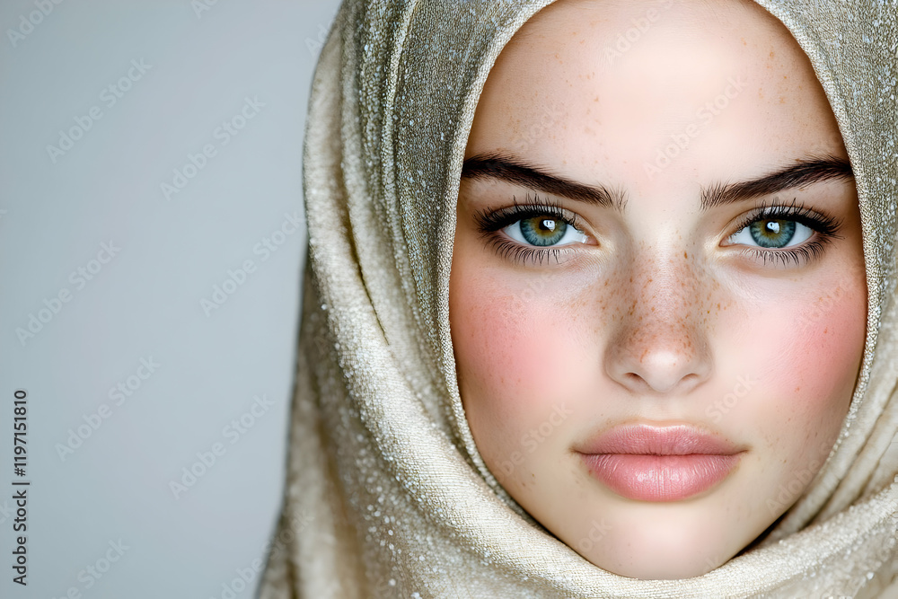 Elegant Woman Realistic Portrait Elegant Woman Realistic Portrait