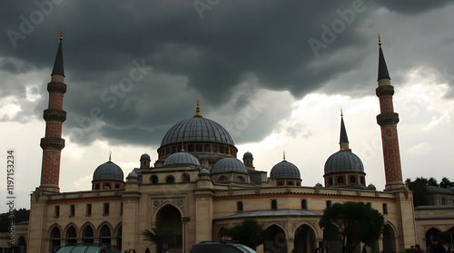 Obraz na płótnie Harmony Mosque, Where Spirituality Meets Community in Peace w salonie