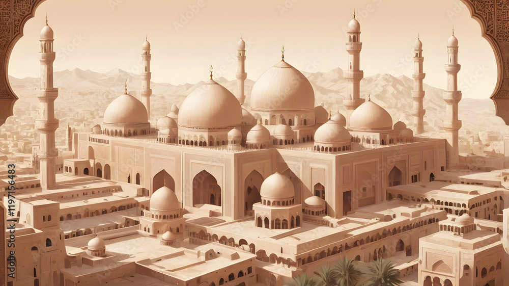 Islamic Heritage, Patterns, Faith, and Cultural Beauty