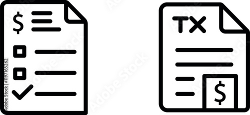 "Tax Icon Representing Financial Obligations, Revenue Services, Taxation Process, Accounting, and Government Levies for Compliance and Fiscal Management"