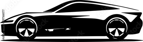 car silhouette, car vector image, car 