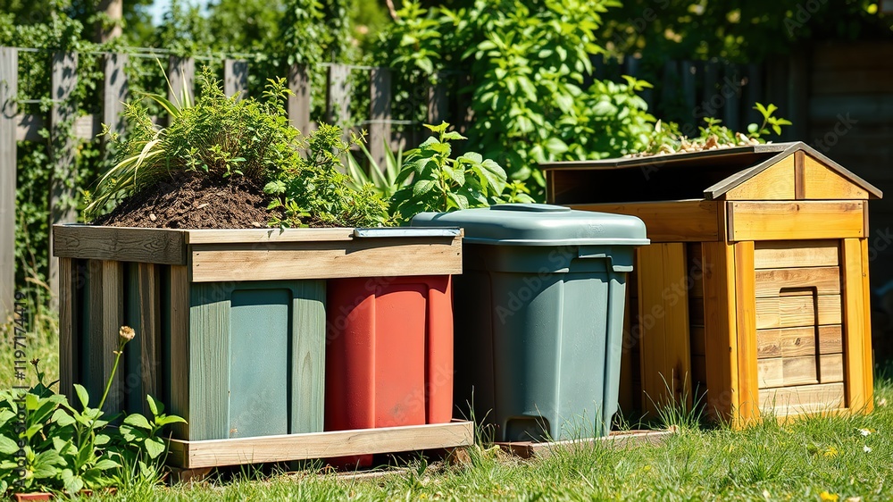 Colorful Compost Bins - Backyard Gardening Colorful Compost Bins - Backyard Gardening