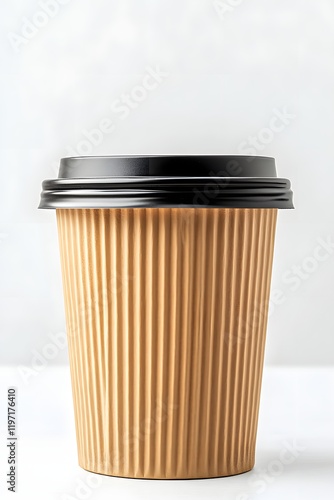 Wallpaper Mural Fluted Paper Cup with Lid: Eco-Friendly Design Torontodigital.ca