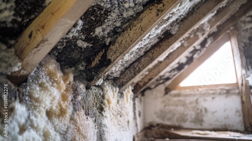 Severe Mold Damage in Attic Highlights Urgent Need for Home Repair and Moisture Control Solutions