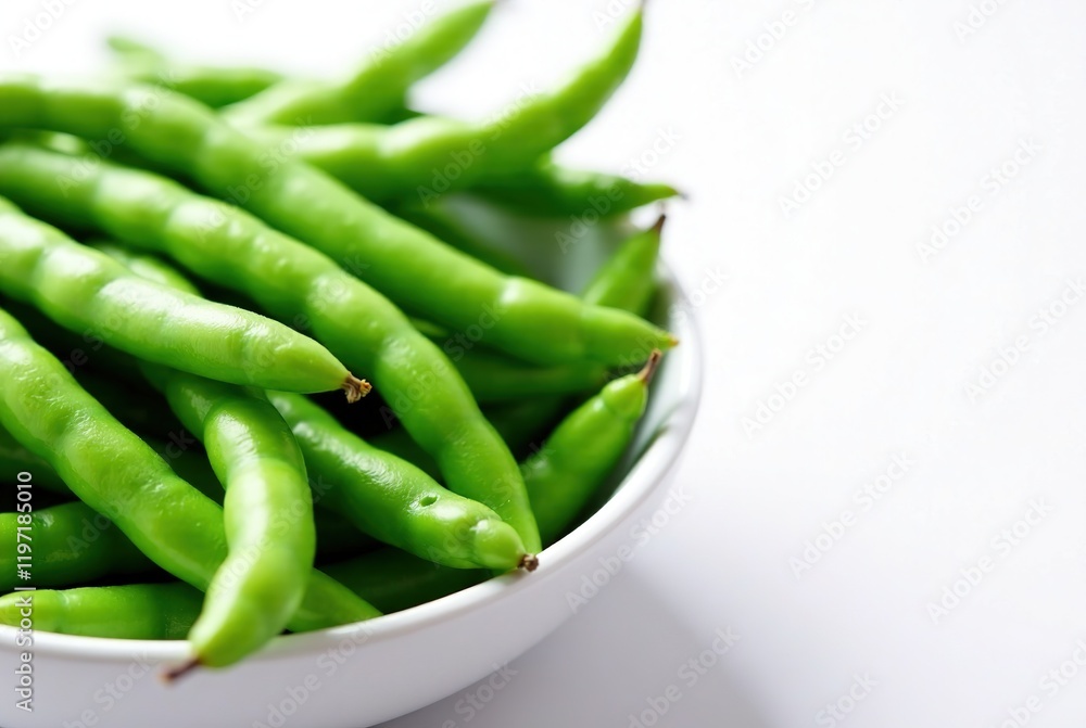 Fresh Green Beans in Bowl - Gourmet Photography Fresh Green Beans in Bowl - Gourmet Photography