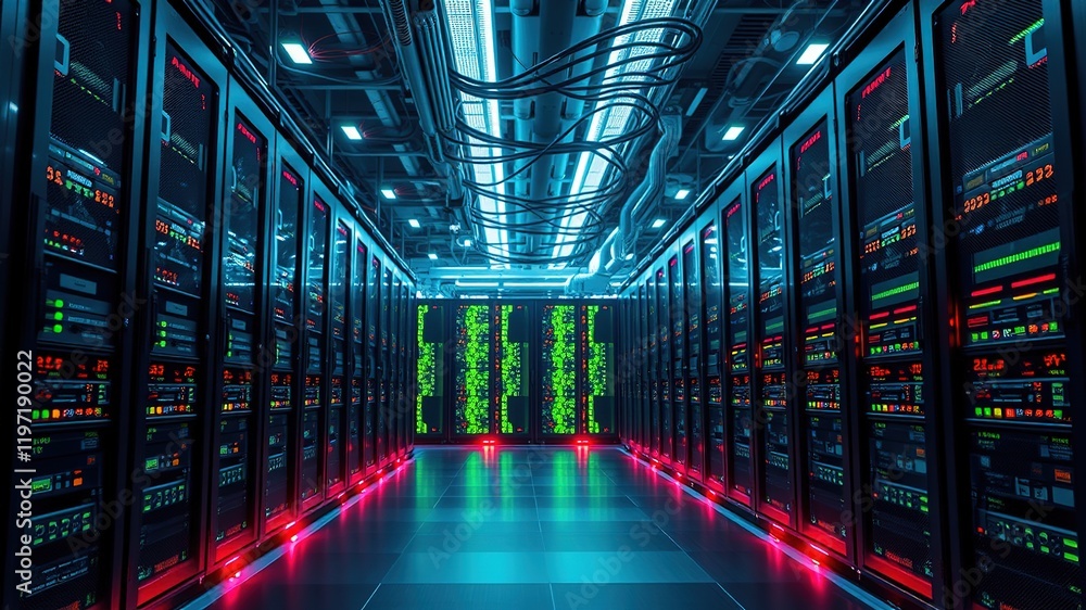 Secure Cyber Infrastructure with SSL Encryption - AI Generated Image Secure Cyber Infrastructure with SSL Encryption - AI Generated Image