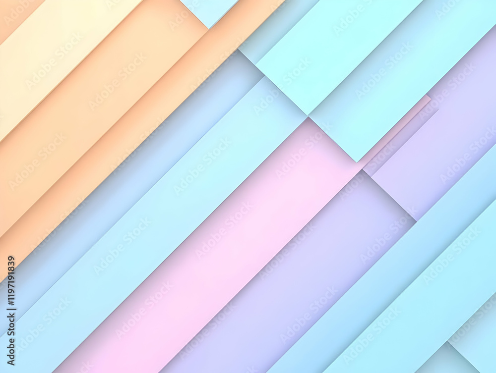 Obraz premium Pastel Abstract Background Illustration