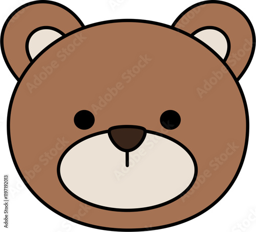 bear cartoon face