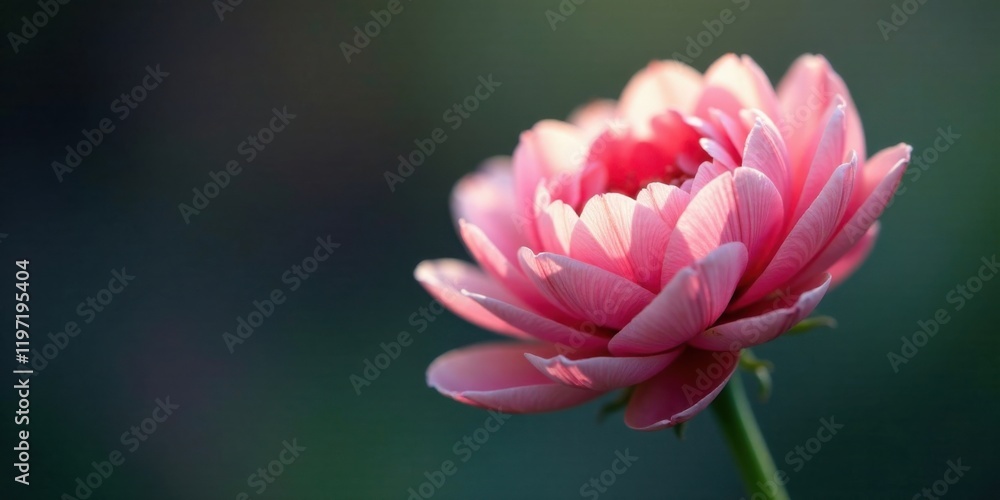 Delicate Pink Flower Blossom in Soft Sunlight, a Close-Up Study of Natural Beauty Delicate Pink Flower Blossom in Soft Sunlight, a Close-Up Study of Natural Beauty