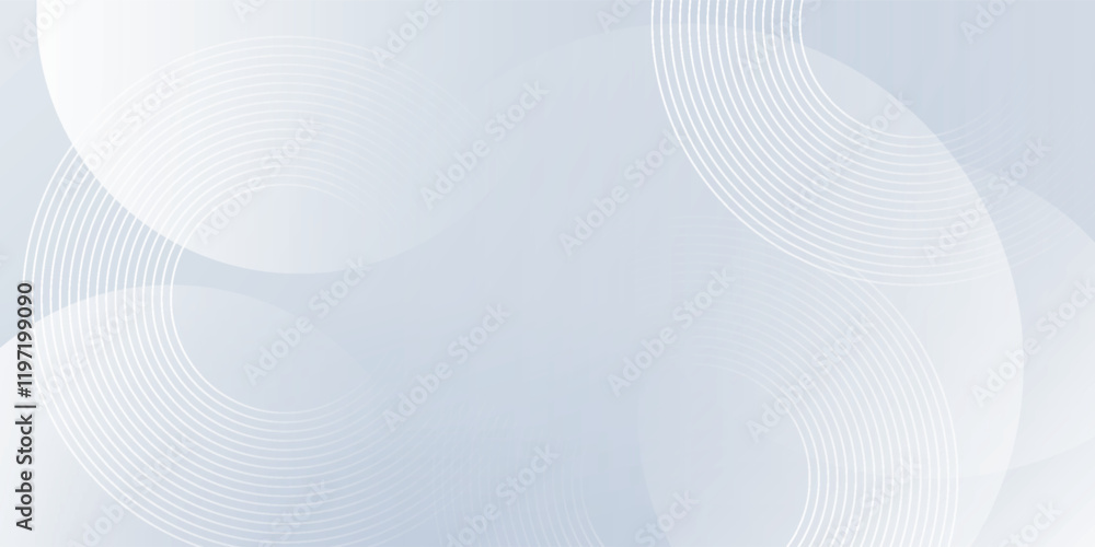 Obraz premium Abstract grey background with dynamic circle lines.