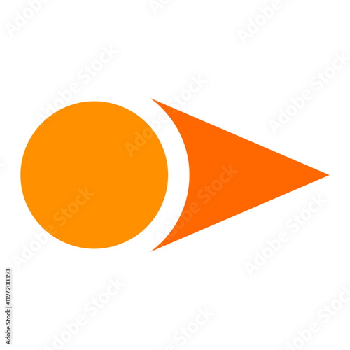 orange circle bullet point