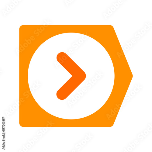 orange circle bullet point